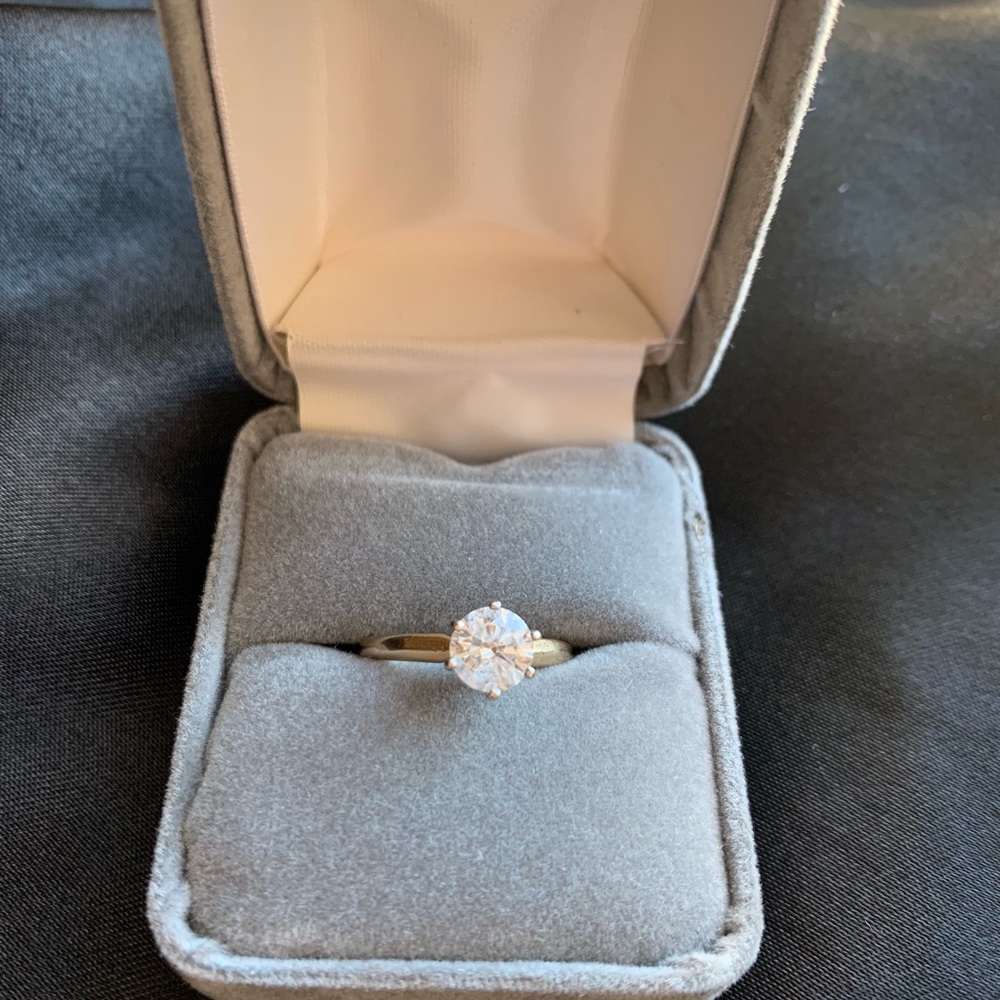 1.2 diamond ring 14k gold band